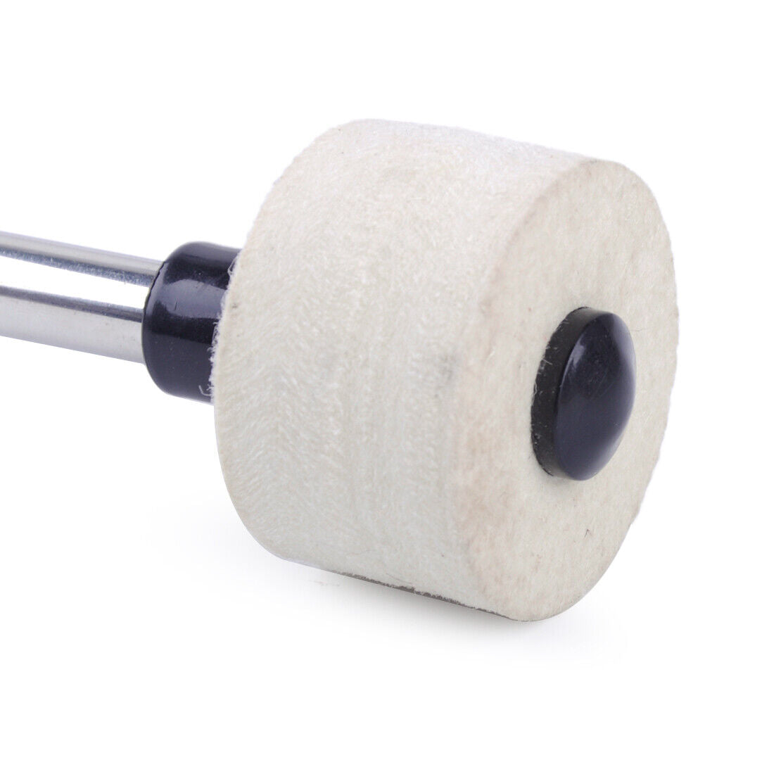 14" Percussion Bass Drum Mallet Instrument Accessory Drum stick Wool Head Li
