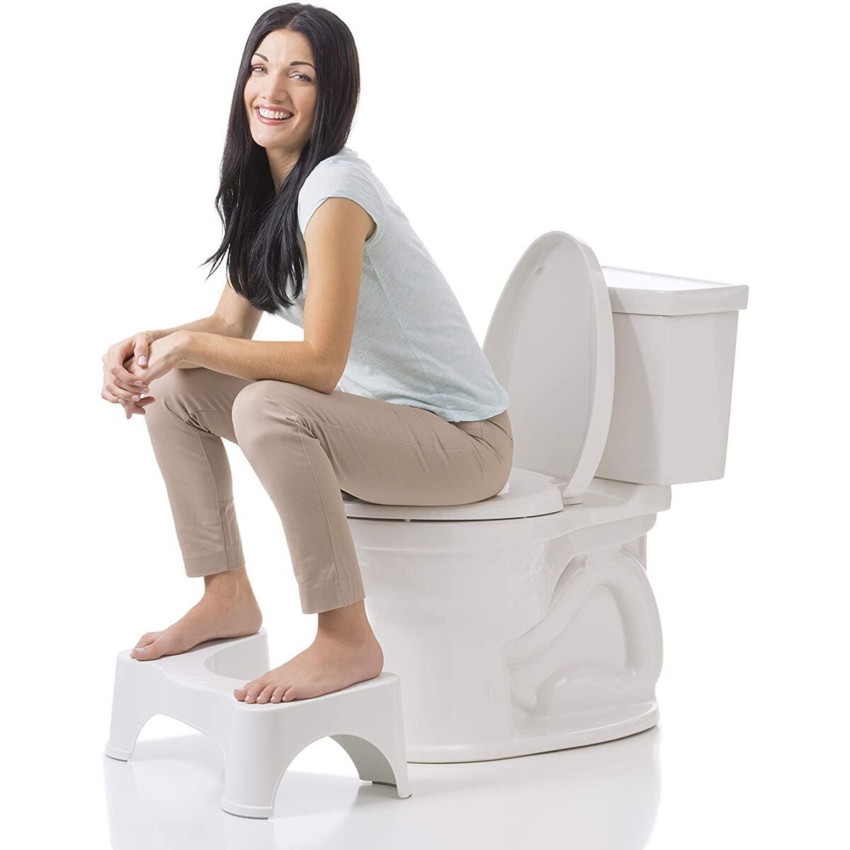 Children Toilet Helper Pregnant Woman Seat Toilet Foot Stool Squatty Potty