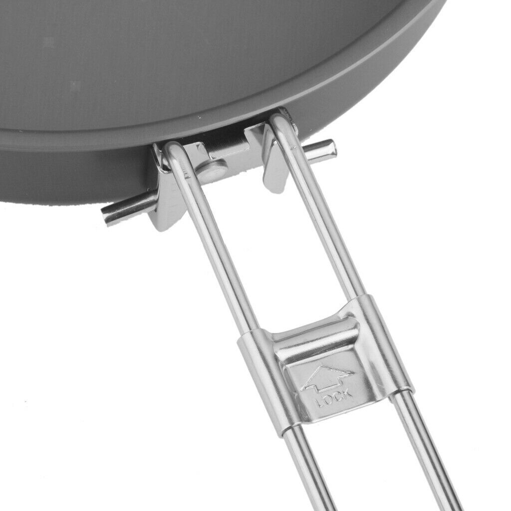Utensils Ultralight Grill Non-Stick Frying Pan Titanium Fry Pan Camping Frypan