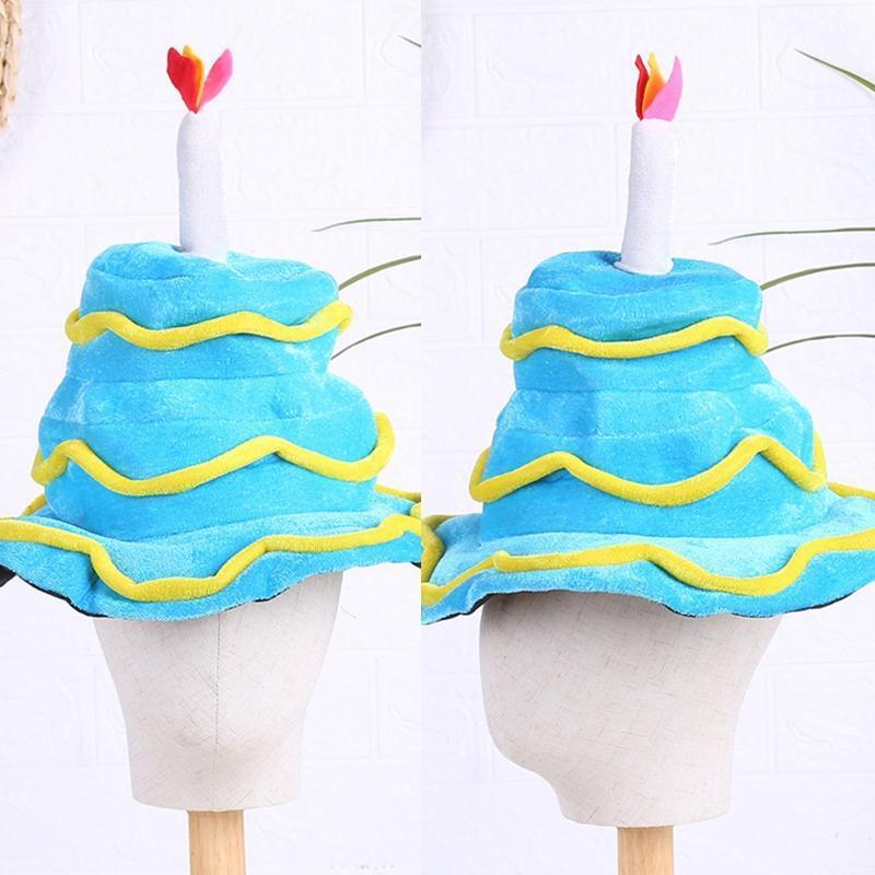 Birthday Cake Hat Party Cone Hats For Kids Party Hats  Dress Up Props Cap