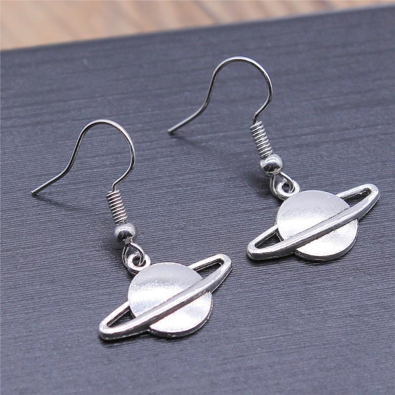 Creative Saturn Earring Fishhook Drop Dangle Earring for Female Women Gifts