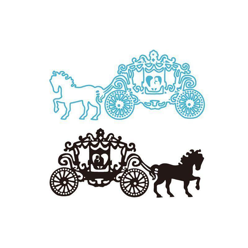 Carriage Metal Cutting Dies Stencil Scrapbooking DIY Album Stamp Paper Embossing