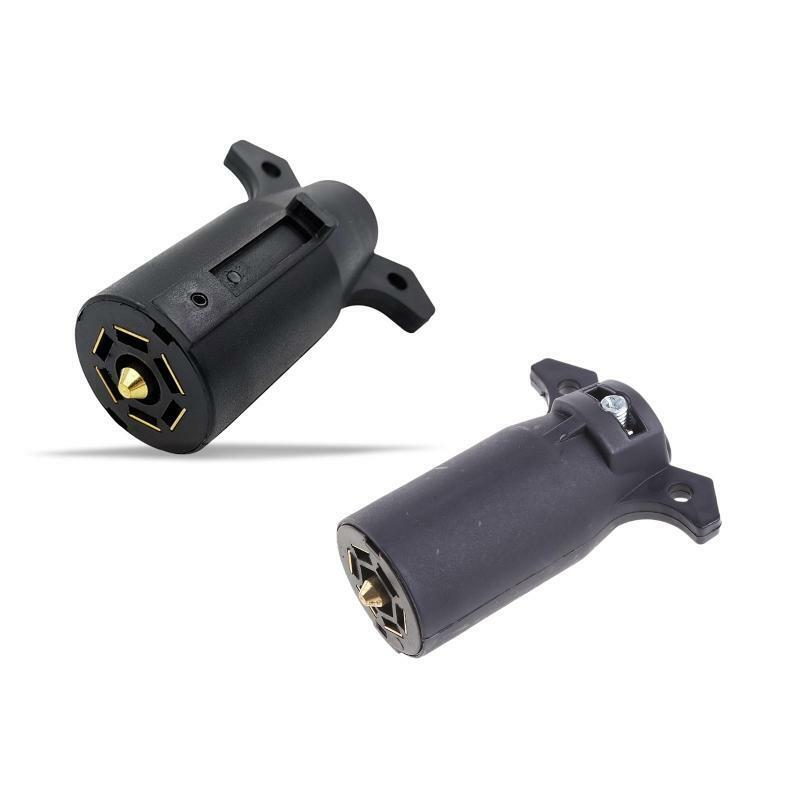 12V 7 Pin Towing Plug Trailer Caravan Electric Plug Socket Connector Adapter