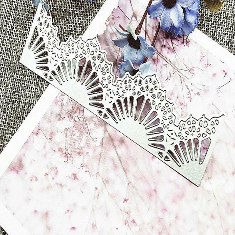 Fan Frame Metal Cutting Dies Stencil Scrapbooking DIY Album Paper Embossing