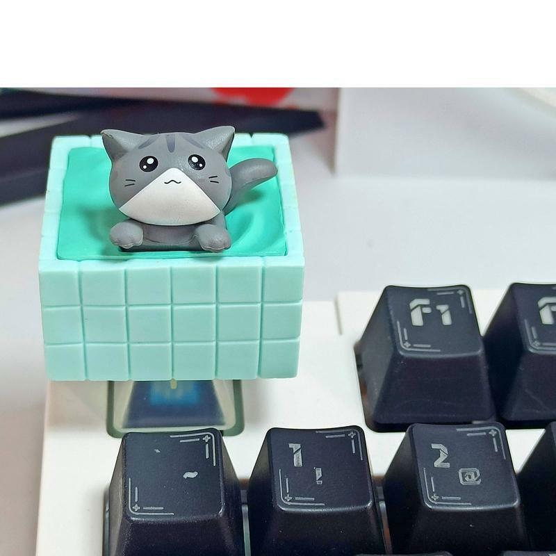 DIY Mechanical Keyboard Key Cap 1Key OEM Profile R4 Height Anime Cat Keycap