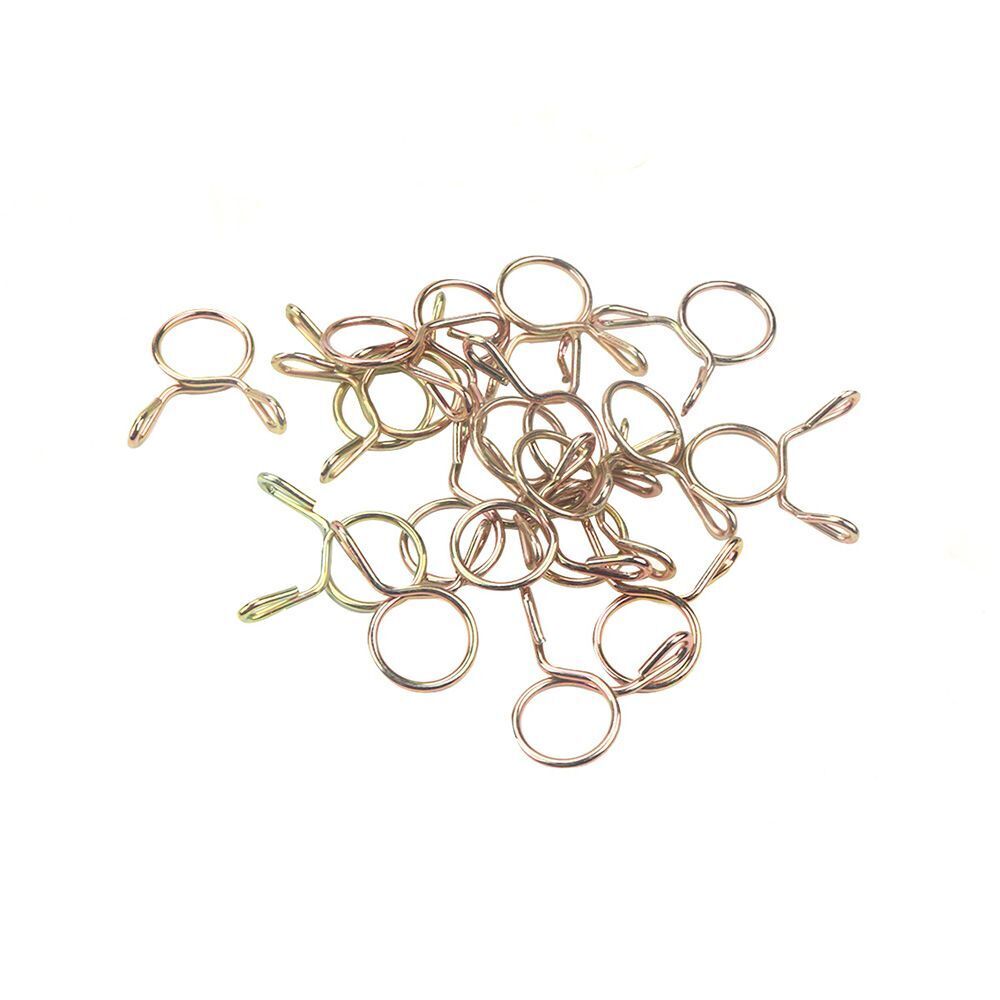 Fuel Line 420pcs/box Pipe Clips Spring Pipe Clips Water Pipe Buckle Hose Clamp