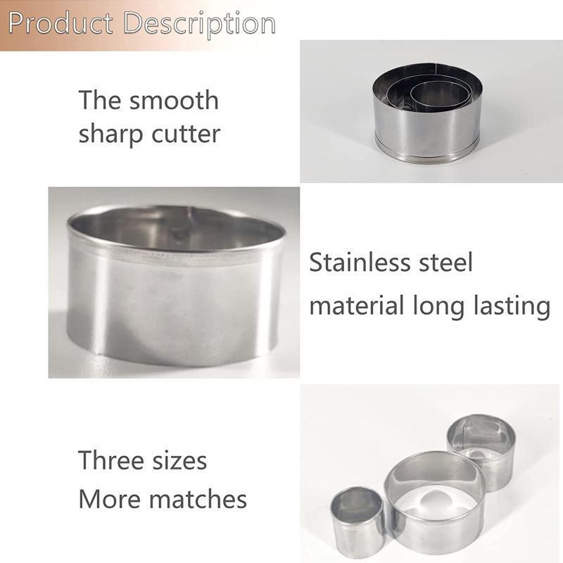 24Pcs Stainless Steel Earring Cutter for Jewelry Making Polymer Clay Cutters Kit