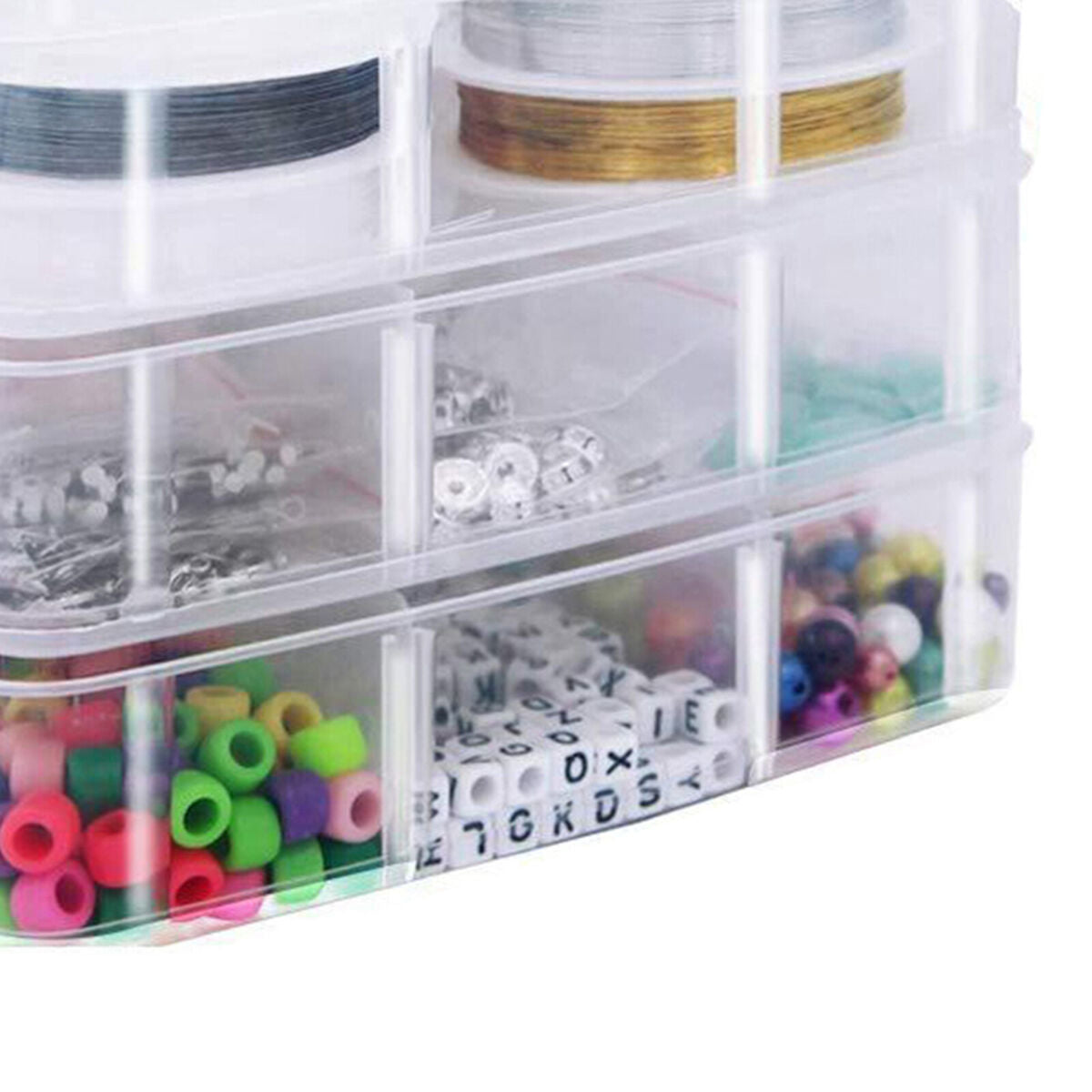 1171pcs   Making Supplies Kits Jewelry Pliers with Storage Organizer