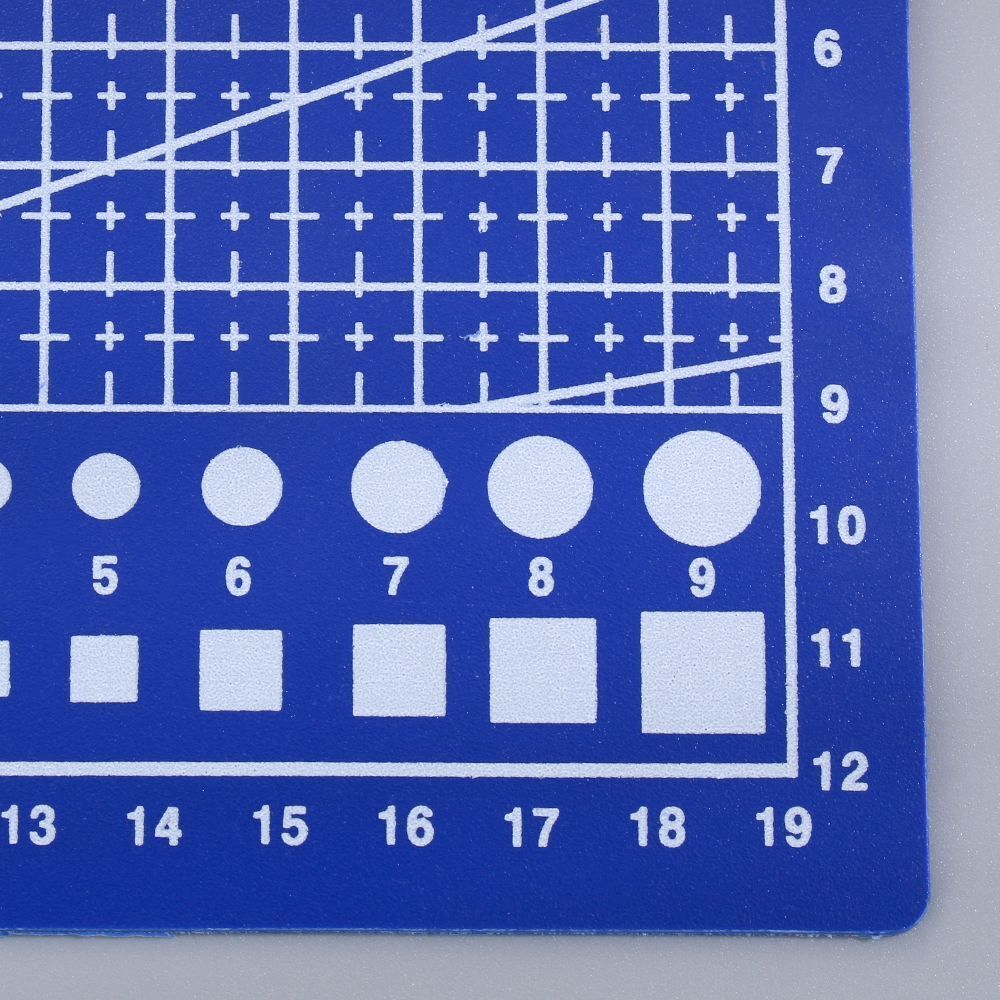 Leather Fabric Sewing Tool Cutting Plate A5 Grid Lines Cutting Mat Paper Board