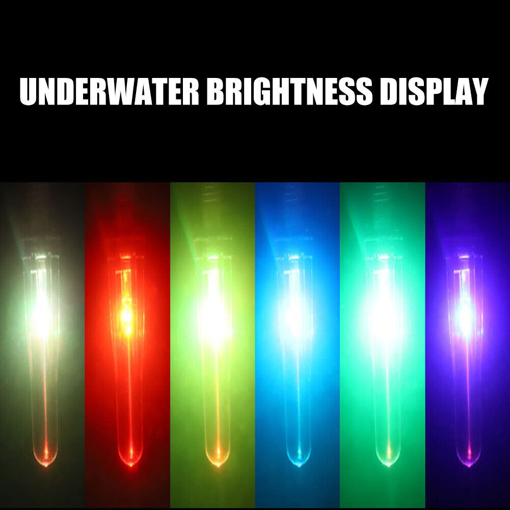 LED Flash Underwater Lights Fishing Lure Bait Attracting Night Fish Lamp