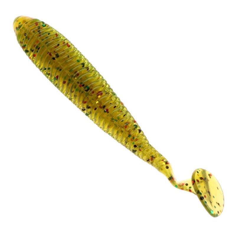10pcs/set Fishing Lures Worm Soft Silicone T Tail Swimming Bass Bait 8.5cm 2.4g