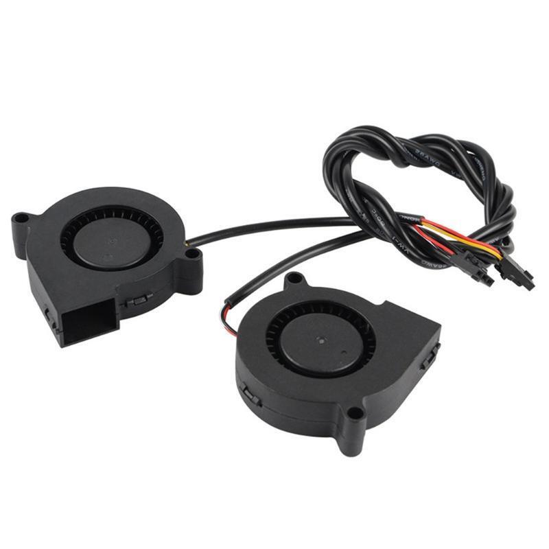 Dual Ball/Sleeve Bearing Brushless Cooling Turbine Fan 2Pcs Prusa I3 Mk3 5V 2Pin
