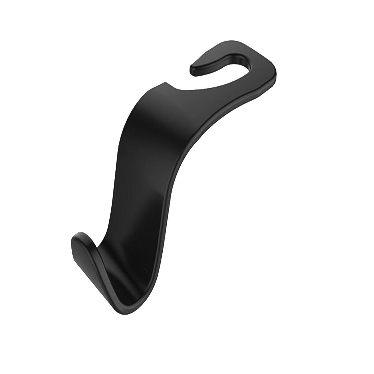 2PCS Car Seat Hook Purse bag Hanger Bag Organizer Holder Clip Accessories Black
