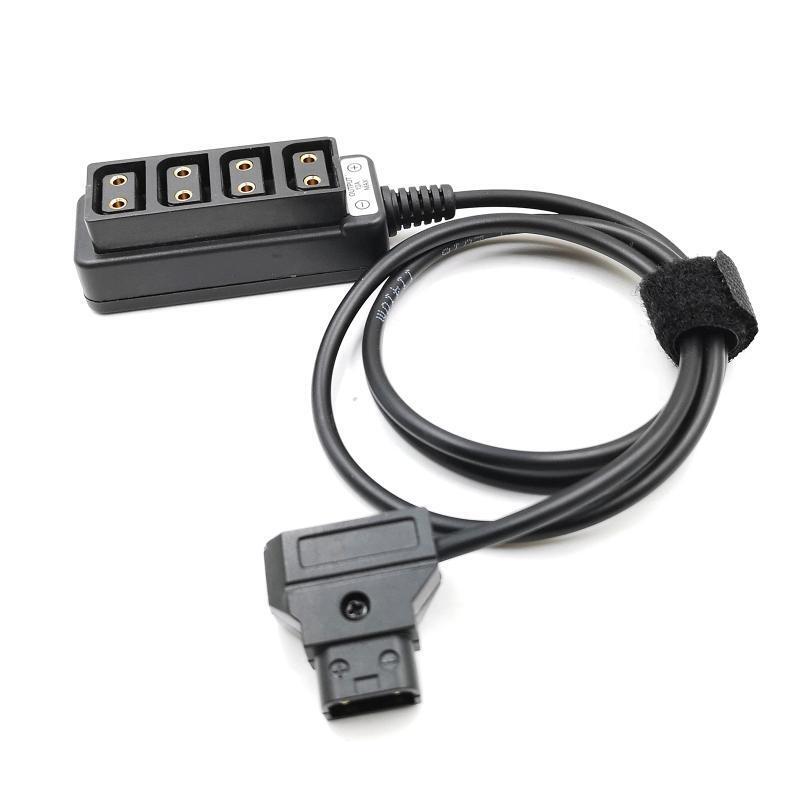 D TAP Male to 4 Port D TAP Female Splitter Power Cable Connector for Anton Cam