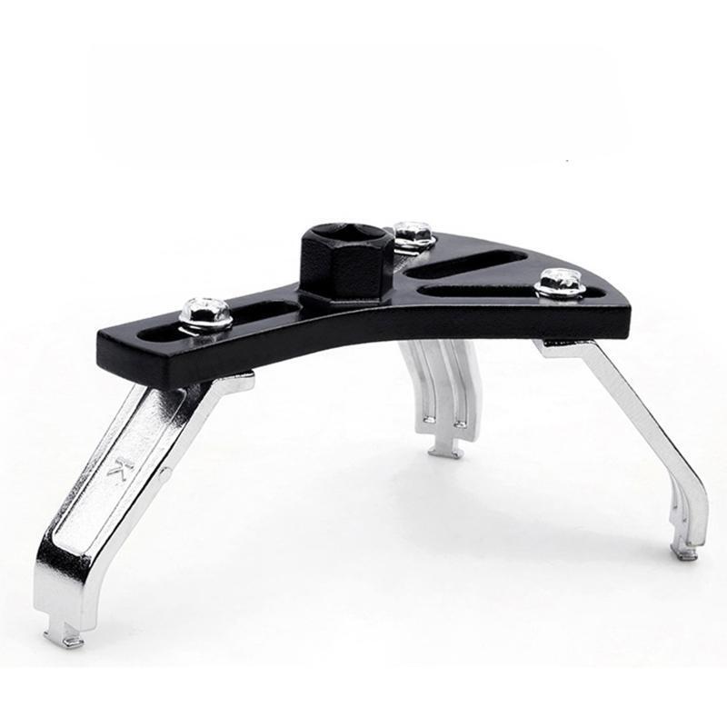 Fuel Pump Removal Tool Carbon Steel Oil Pump- Cover Wrench 3 Claws Type for Car