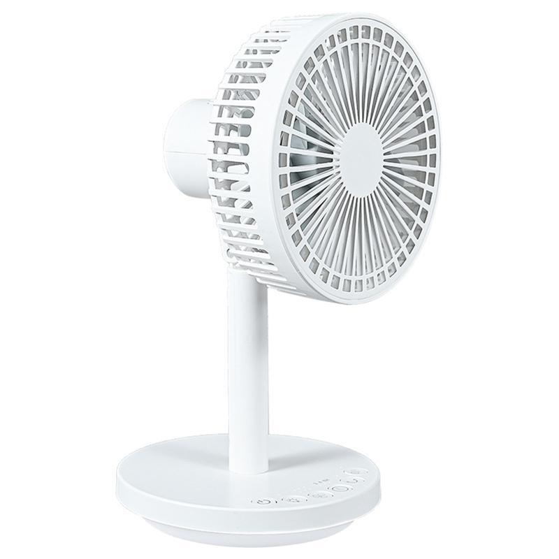 Mini Desk Fan Strong Airflow Quiet Portable Fan for Desktop Office 6 Speeds