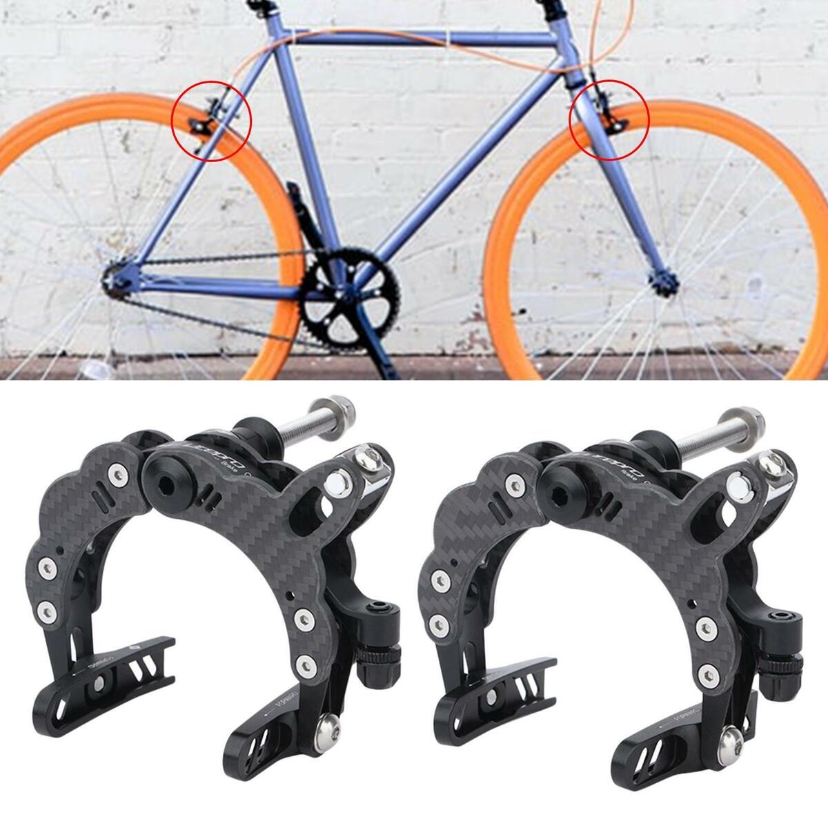 2 Pieces  Brake Caliper Bicycle Carbon Fiber  s MTB Repair