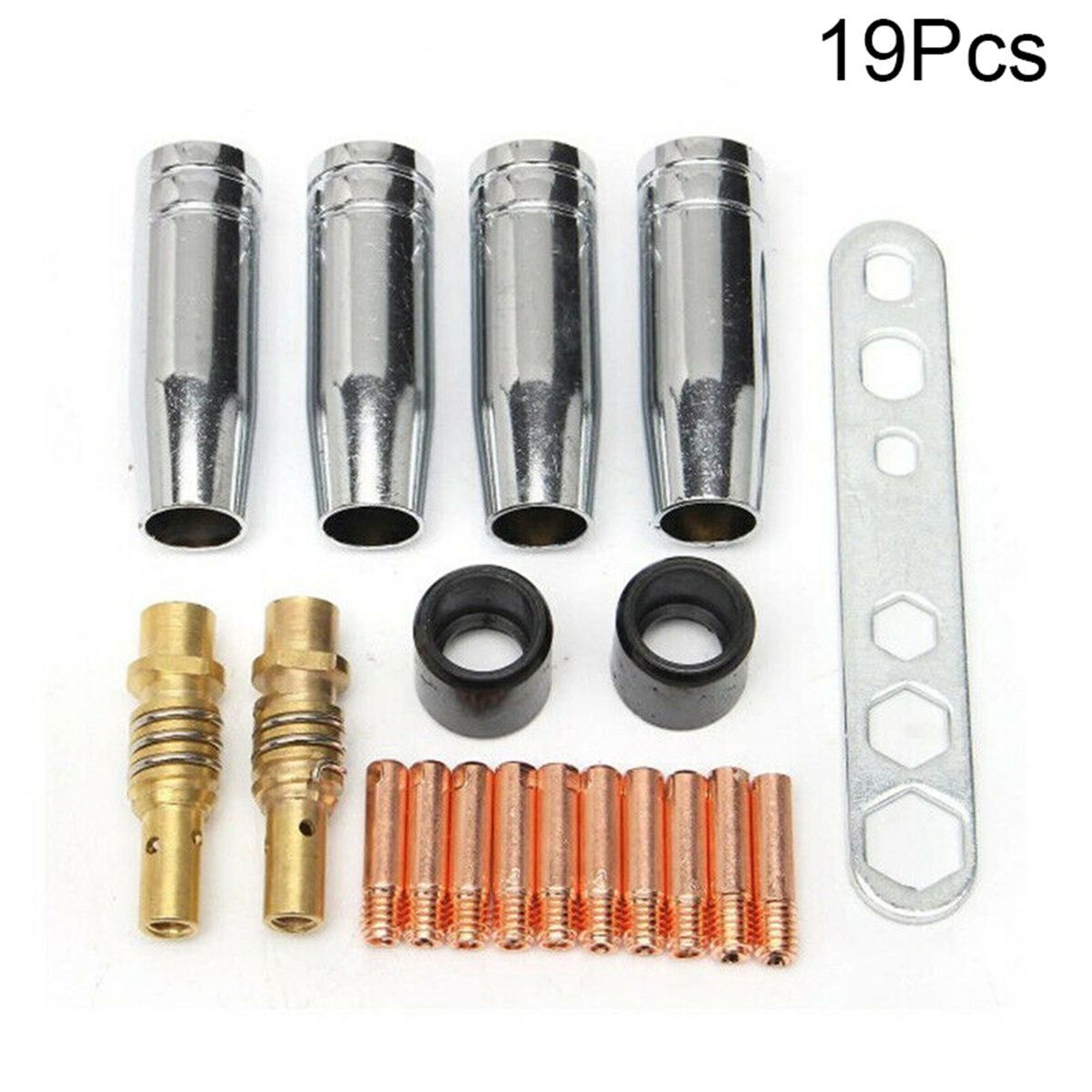 Disassembly MIG Welding Nozzle Glass Nozzle Cup Kit Metal Soldering Accessories
