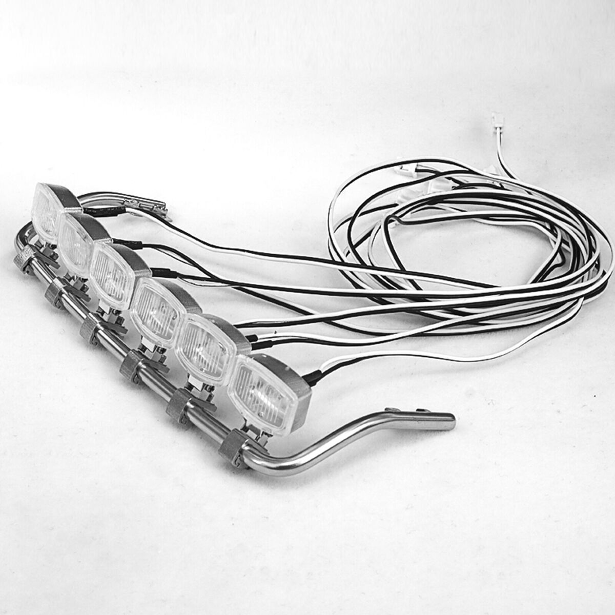 Metal Roof Spotlight LED Lights For 1/14 RC Tamiya Man TGX26.540 Tractor Truck