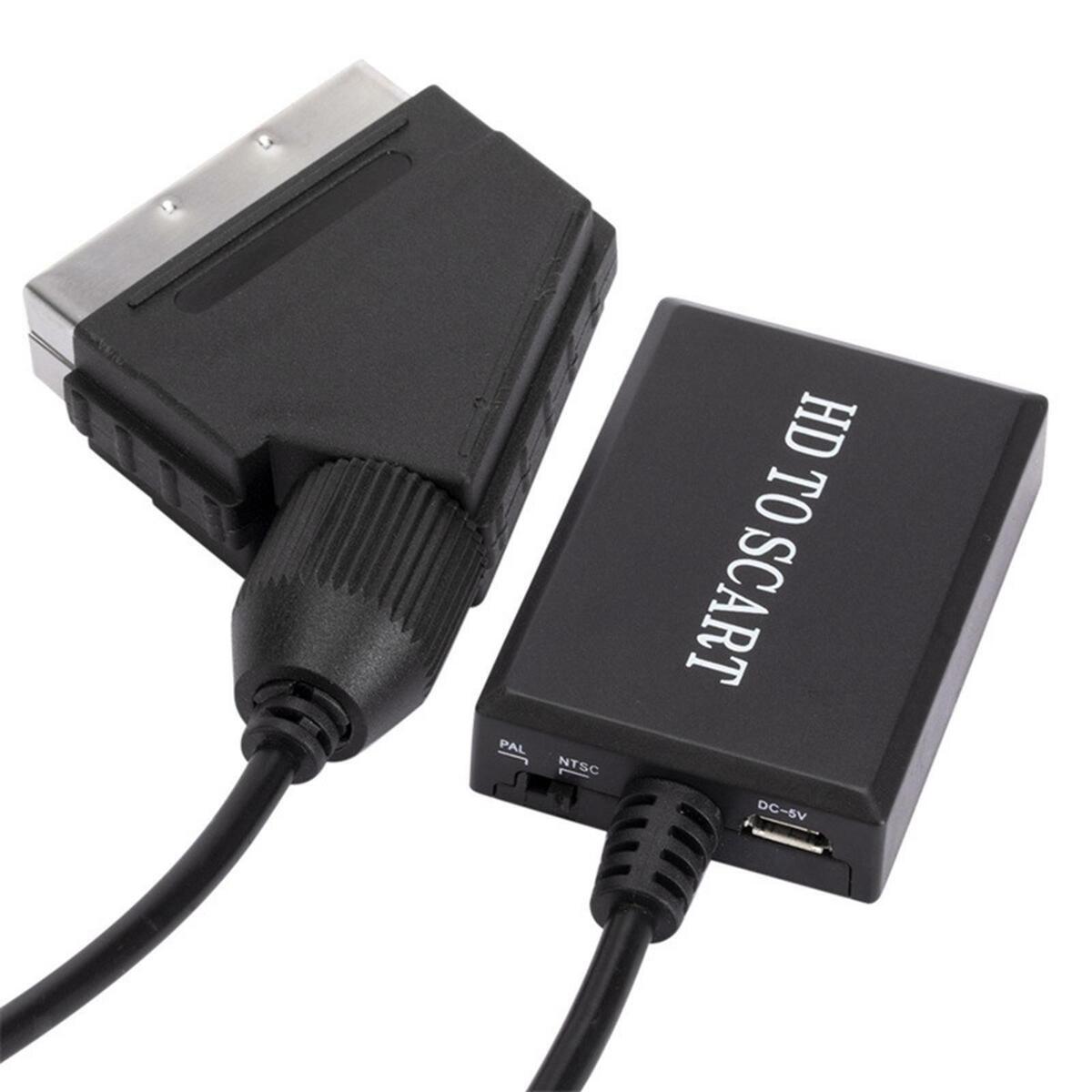 to  Converter 1080P for DVD  Sky Crt TVs W/ USB  Cable