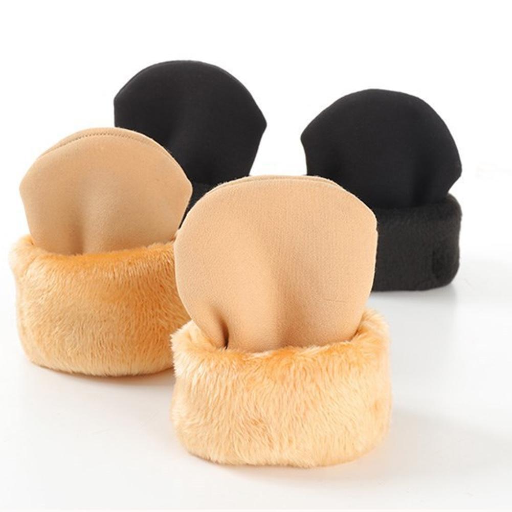 2pairs Warm Thick Solid Thermal Snow Winter Floor Sleeping Socks (Nude)