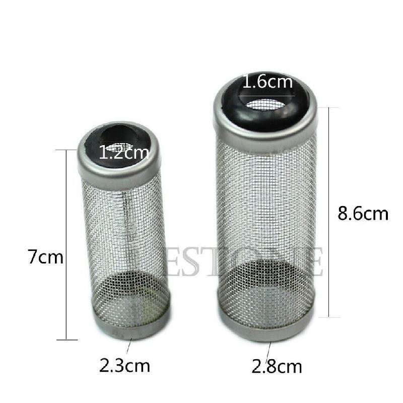NEW Stainless Steel Aquarium Filter Inflow Inlet Basket Mash Shrimp Protect