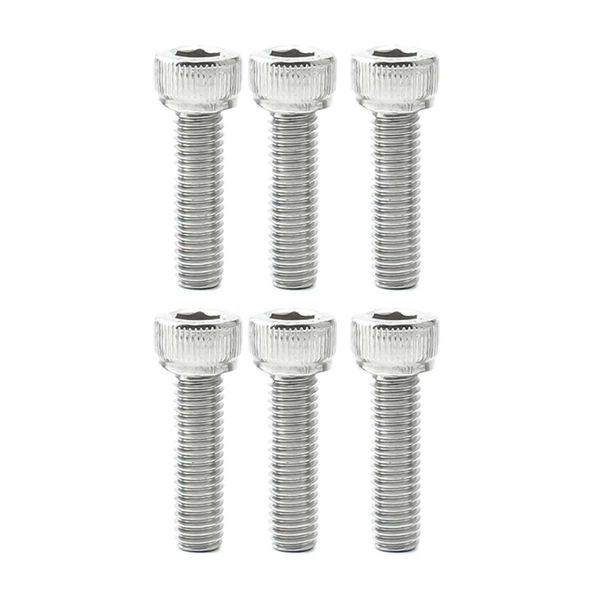 6Pcs Bicycle  Screws Bolts M5x18mm Repair Hardware Water Bottle Cage