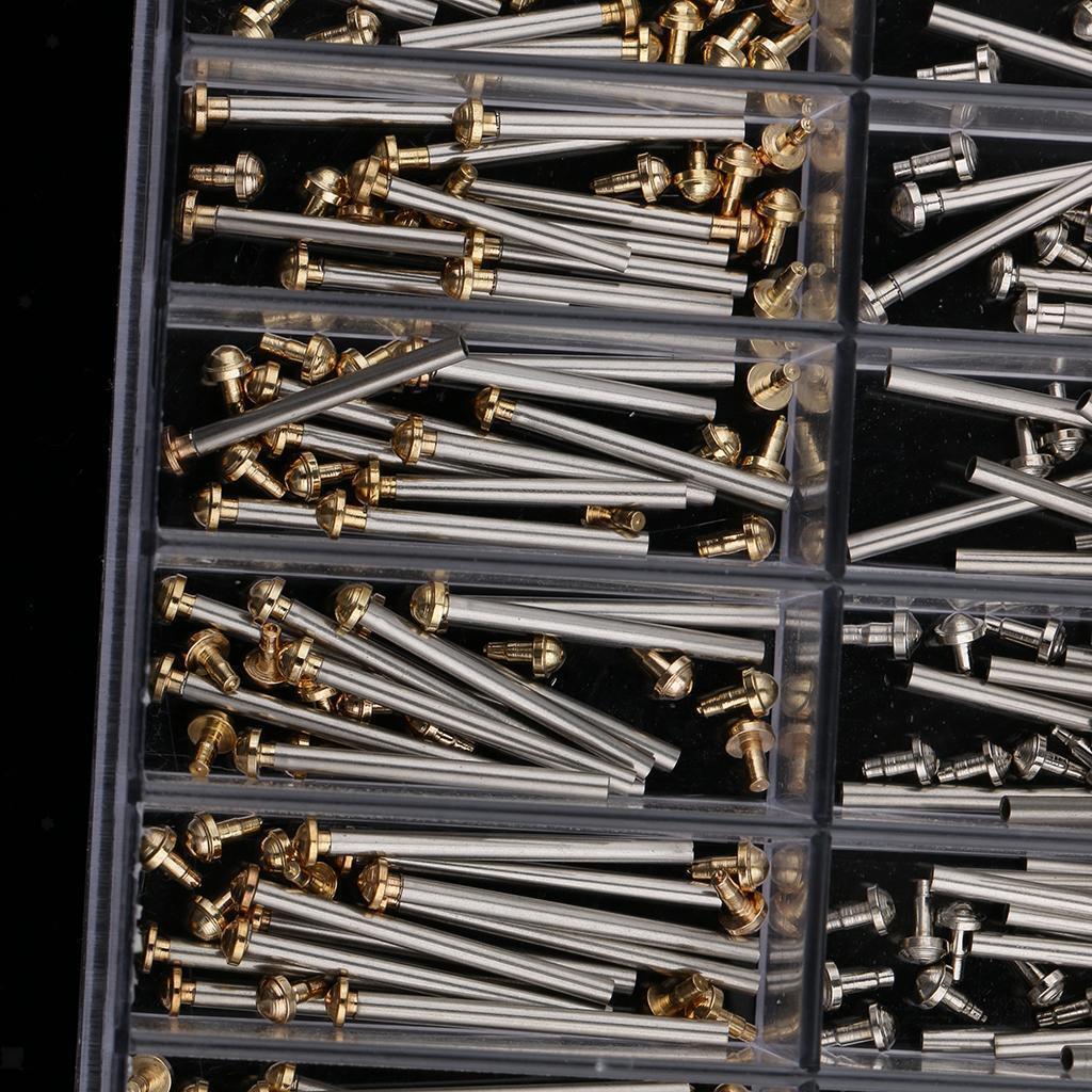 Assortment Tube Friction Pin Clasps Straps Bracelets Rivet Ends 10mm-28mm