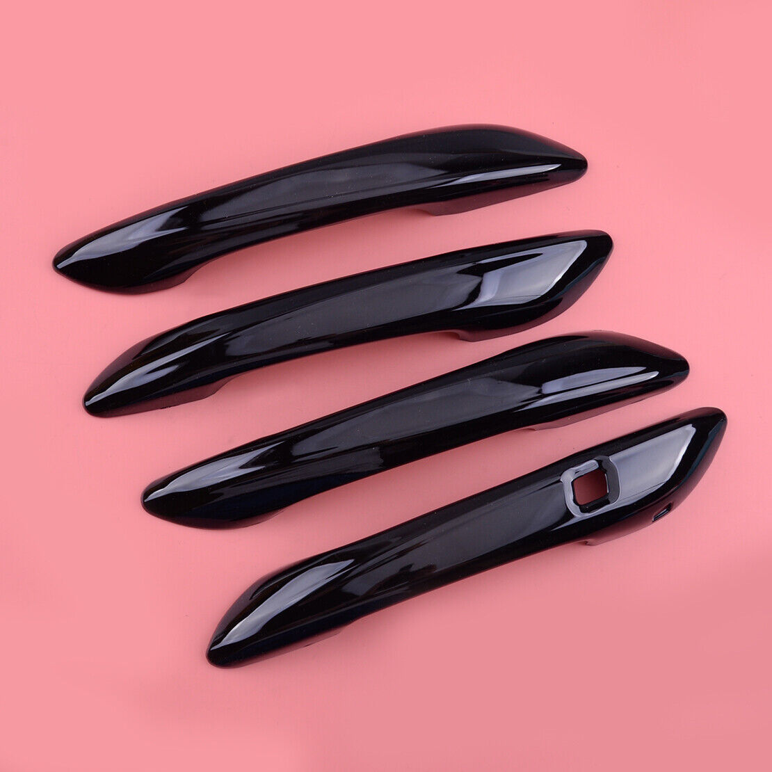 Glossy Black Side Door Handle Cover Fit For Hyundai Elantra 2021-2022