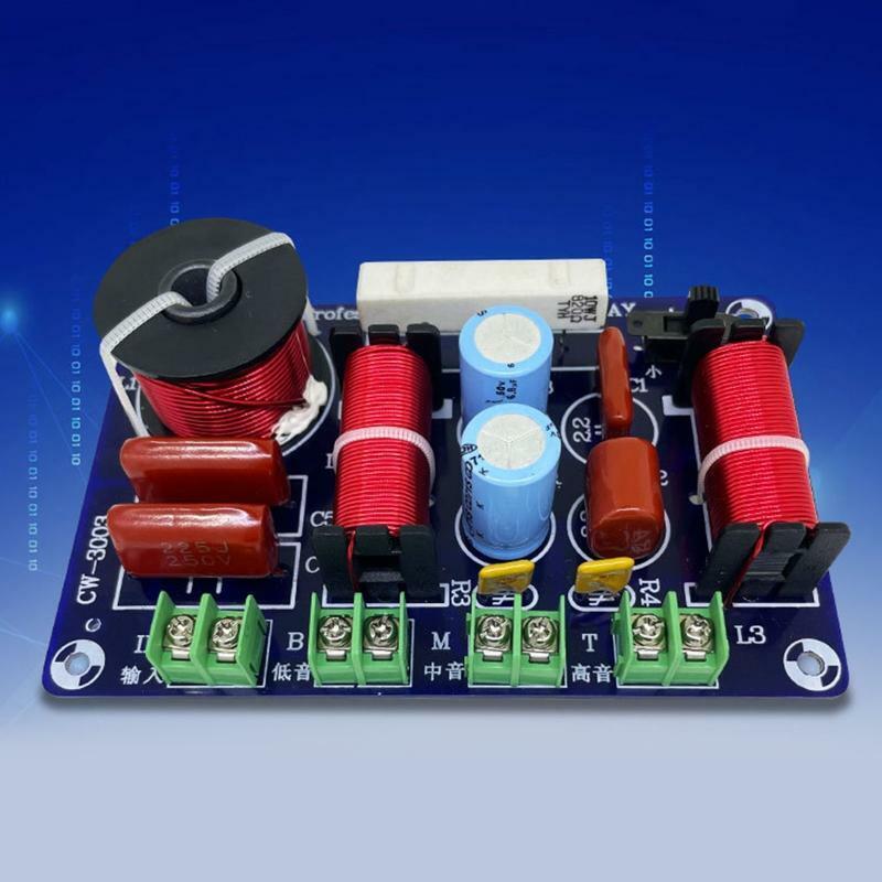 3 Ways Speaker Frequency Divider Hi-Fi Audio Crossover Filter Distributior Board