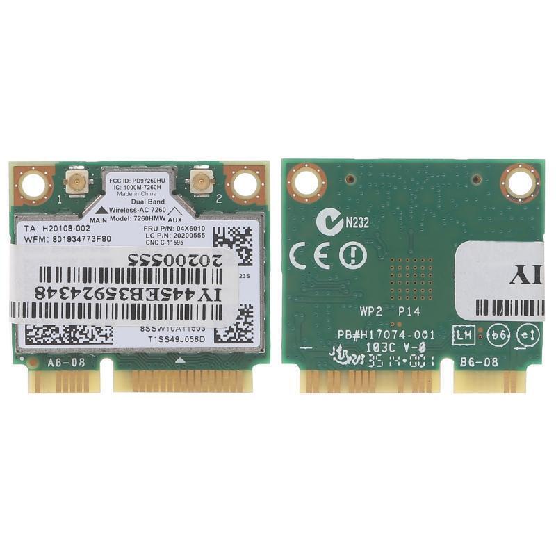 7260 7260HMW Half Mini PCI-e WIFI Wlan + Bluetooth-compatible4.0 Card 04X6090