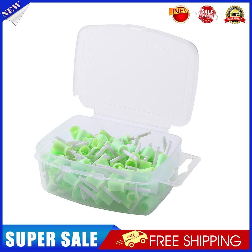100pcs/box Disposable Dental Polishing Cup Tooth Polish Brush Polisher Cup