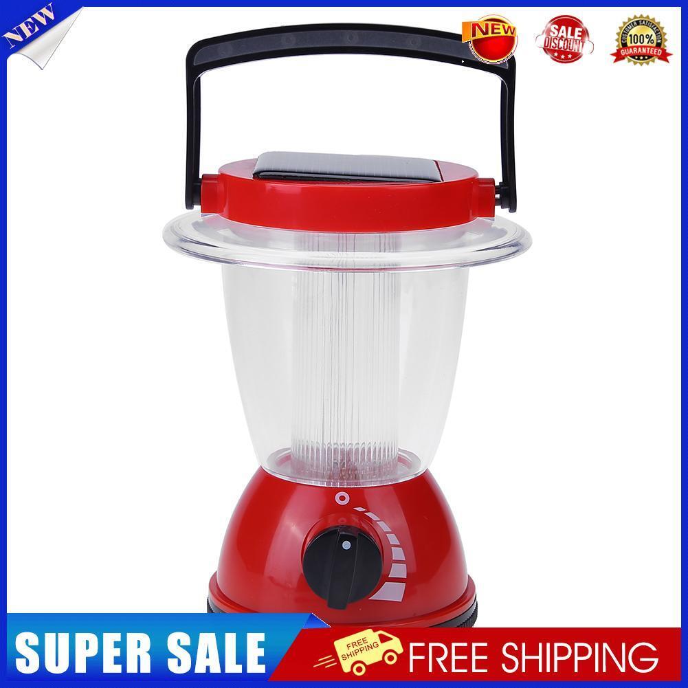 Solar Rechargeable LED Flashlight Camping Tent Light Torch Lantern Lamp-190