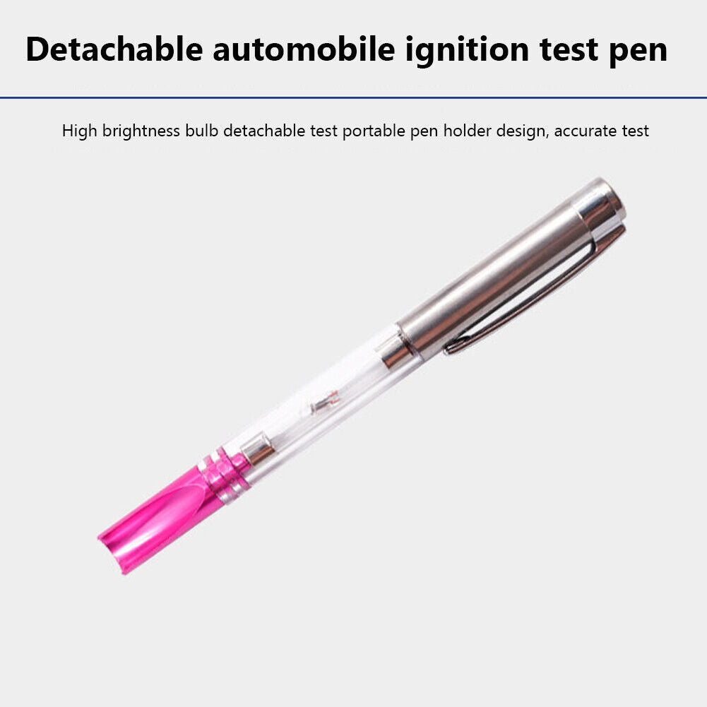 Car Ignition System Tester Spark Plugs Wires Coils Diagnostic Pen Tools