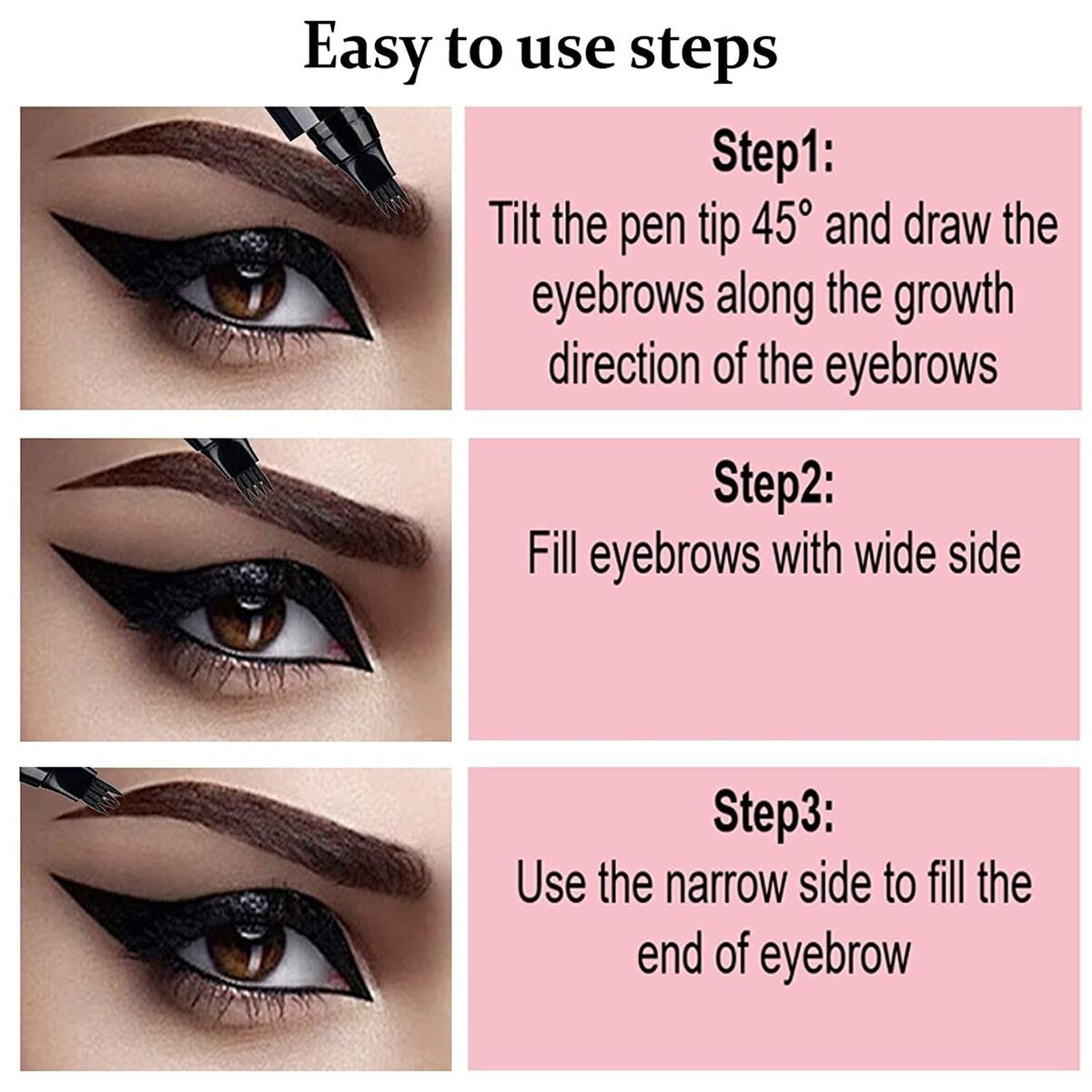 Natural Microblading Easy To Color Long Lasting Eyebrow Pencil Waterproof