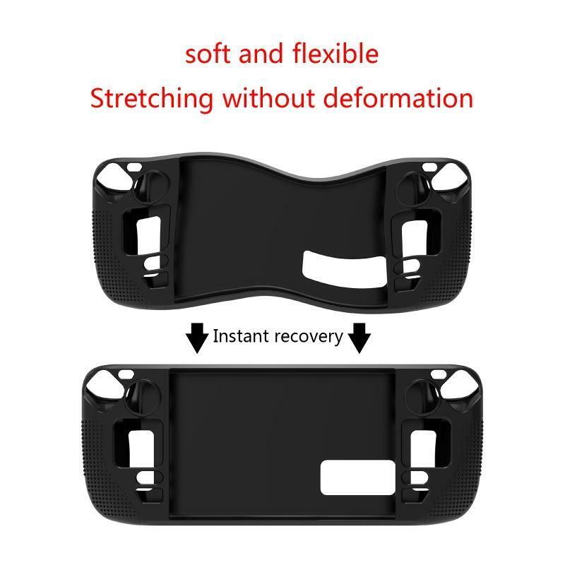 Soft Silicone Gel Protective Skin Case Cover for Steam Deck Game Controller