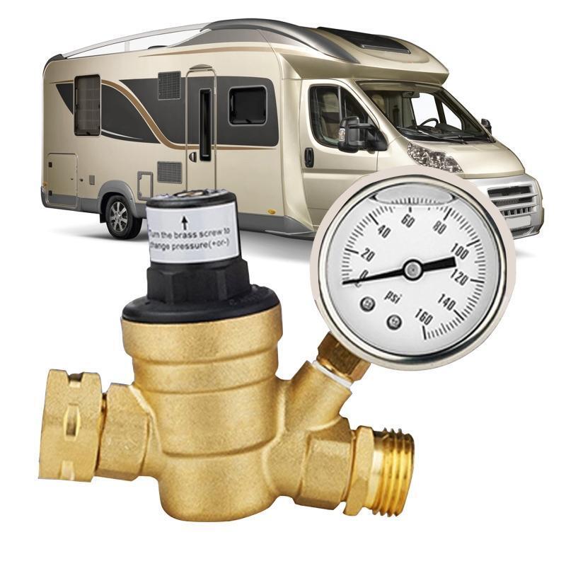Brass Water Pressure Regulator Lead Free Adjustable Water Pressure Reducer Valve