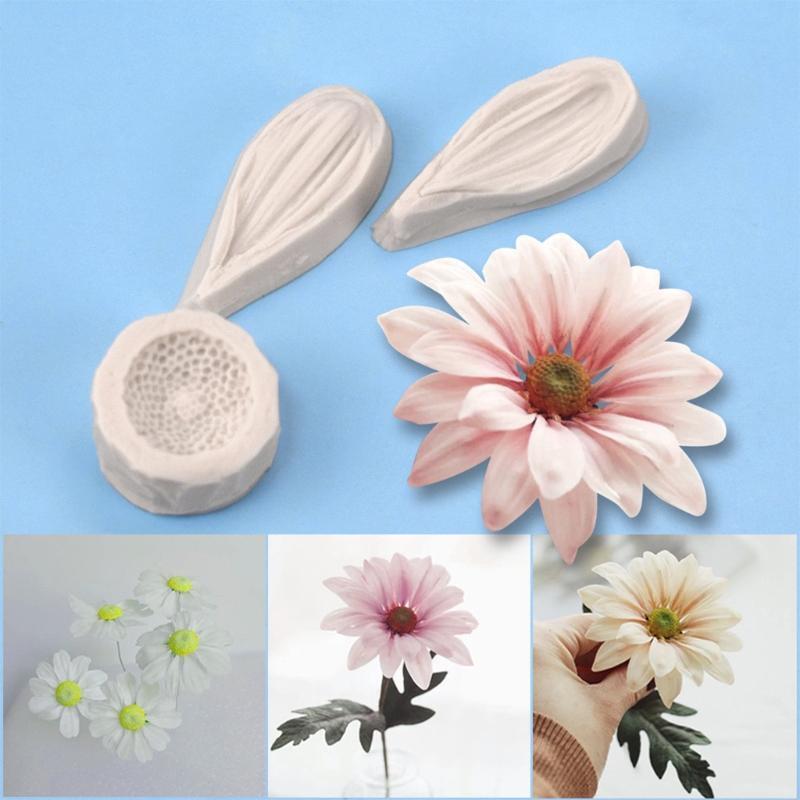 DIY Baking Mould Small Daisy Stamen Shapes Silicone Molds Soft Candy Cake Moulds