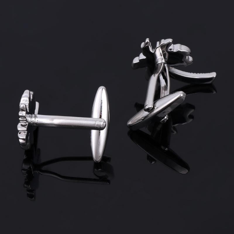 Novelty Coconut Tree Men Jewelry Wedding Party Business Shirt Cufflinks Cuff