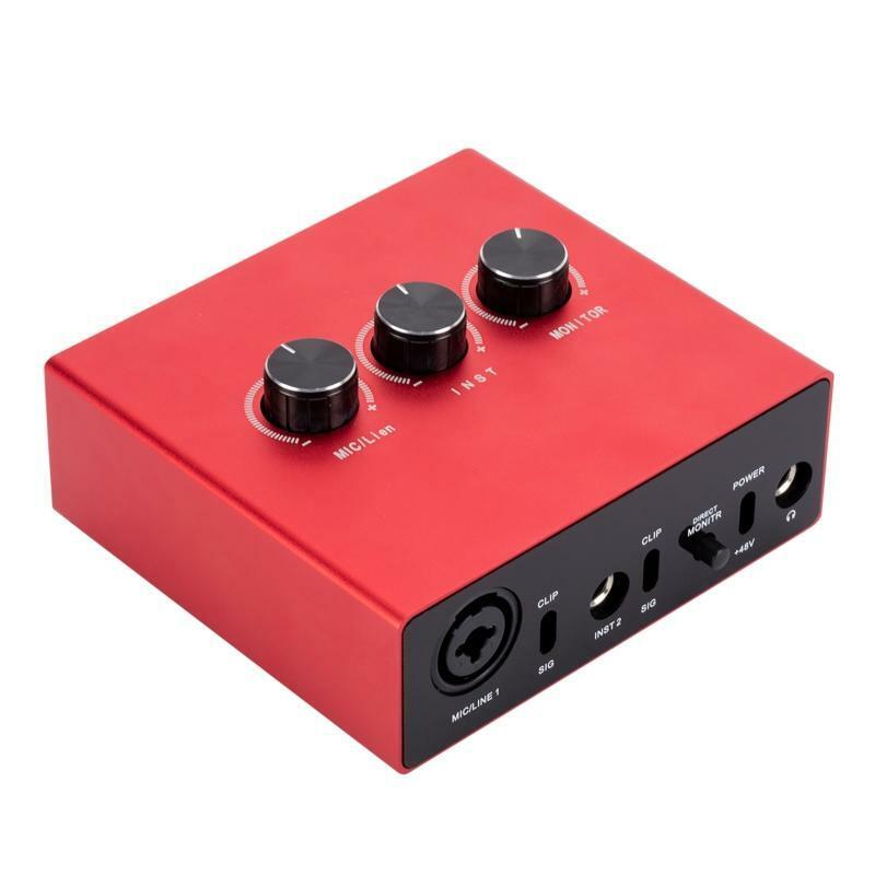 External Sound Card Mic K Song Live Sound Card Set Computer Live Broadcast