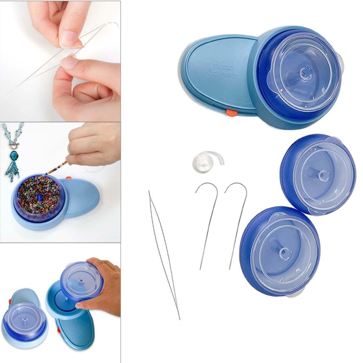 Bead Loader Beaded Needles Electric Bead Spinner for DIY Jewelry Making Tool