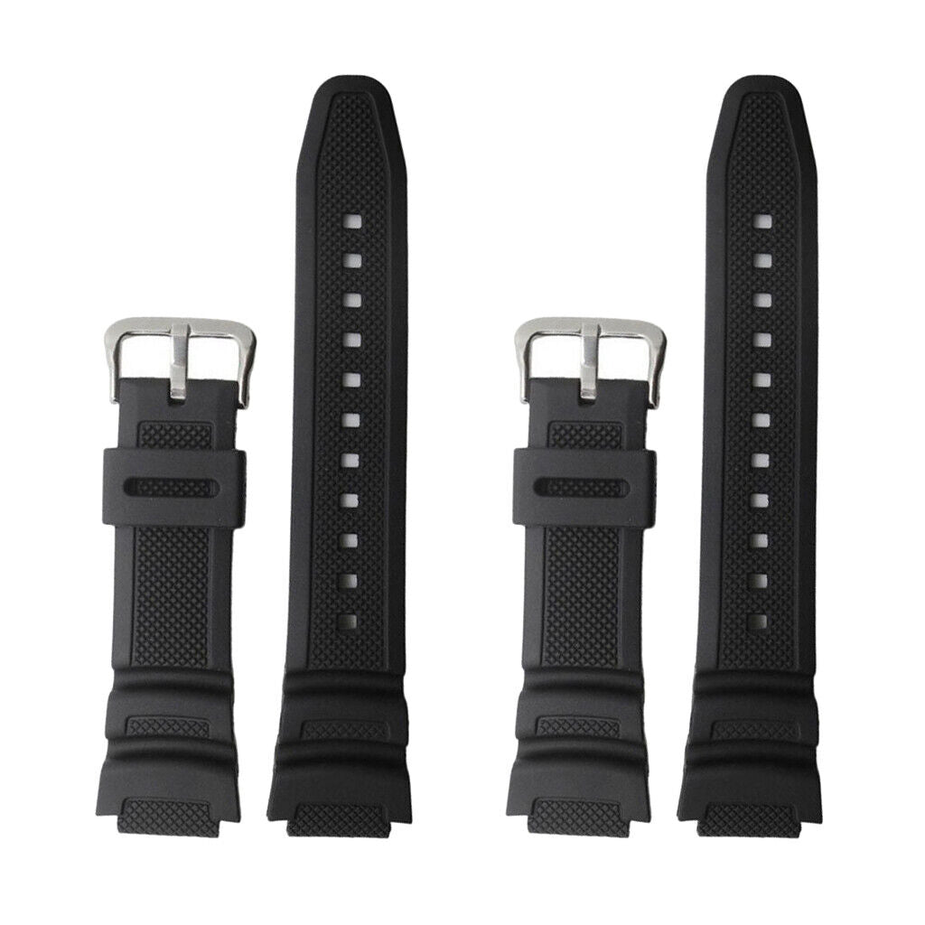 2x For  Rubber Watch Band SGW-300H SGW-400H SGW-500H MRW- AE-1000W