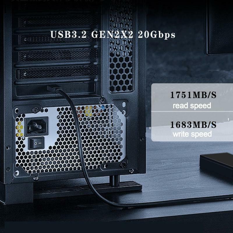 PCIE X 4 to Type-C USB 3.2 Gen 2x2 Expansion Adapter Card 20Gbps ASM3243 Chip