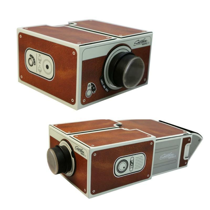 Portable Cardboard Smartphone Projector 2.0 DIY Mobile Phone Cinema Theater
