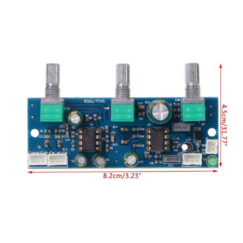 NE5532 Low-pass Filter Board DC12-24V Subwoofer 2.1CH/Pre-Amplifier Preamp Board