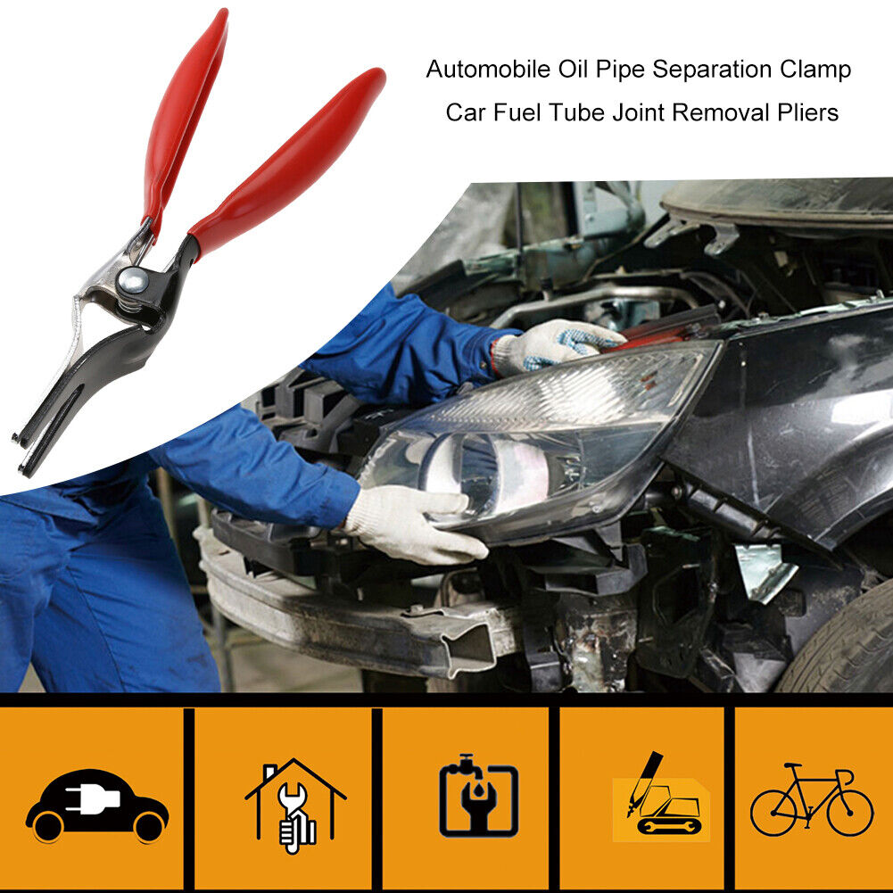 Automobile Oil Pipe Separation Clamp Car Fuel Tube Joint Removal Pliers