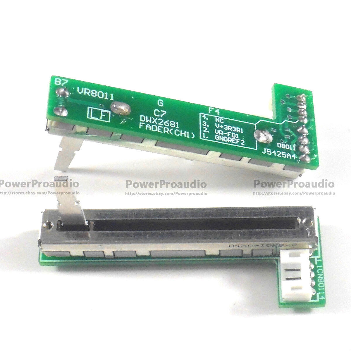 2pcs  Ch 1 or Ch 3 Fader Assembly for Pioneer DJM 700 (DWX2681 / DWX2683)