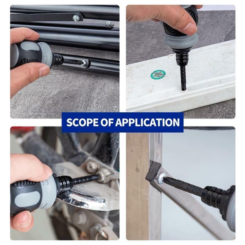 Dual-purpose Ratchet Screwdriver CRV High Quality Steel Screwdrivers Magnetic