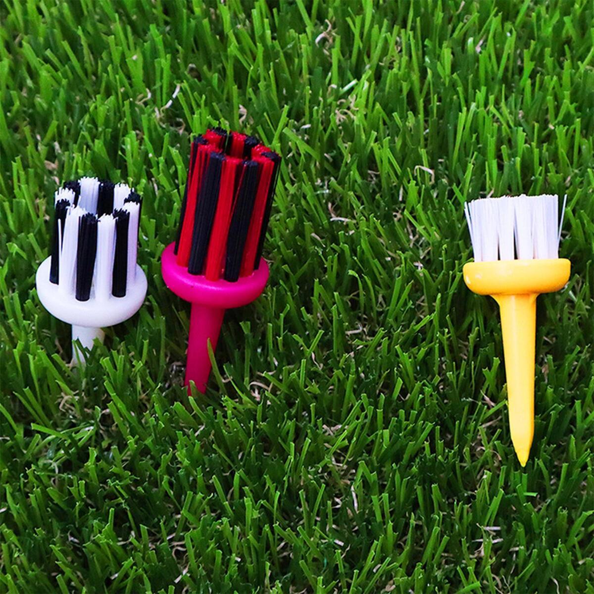 Golf Tees Brush Type Set Plastic Golf Tee More Distance Driver Training