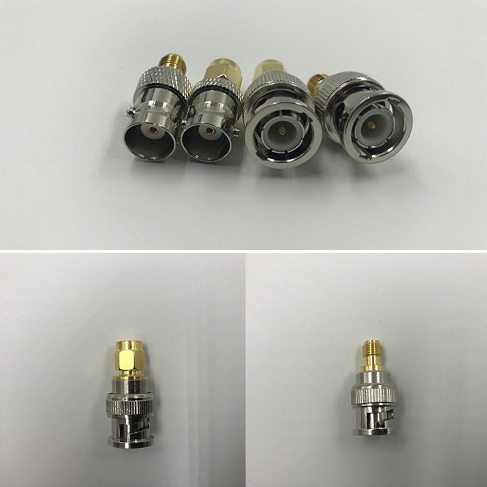 4pcs BNC Female to SMA Male Connectors Type RF Connector Adapter Converter